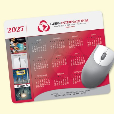 Origin'L Fabric? 8"x9.5"x1/16" Calendar MousePad