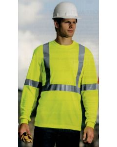 Cornerstone ANSI 107 Class 2 Long Sleeve Safety T-Shirt